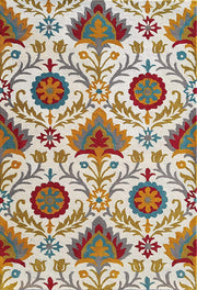 Camille Multicolor Hand Tufted Floral Area Rug for Living Room & Bedroom