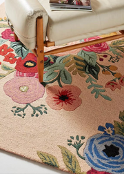 Pink Floral Rug