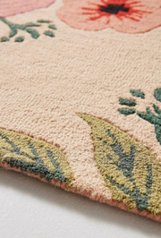 Pink Floral Rug
