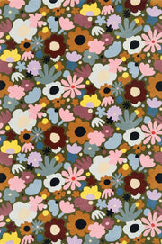 Cassia Multicolor Floral Area Rug for Bedroom and Living Room