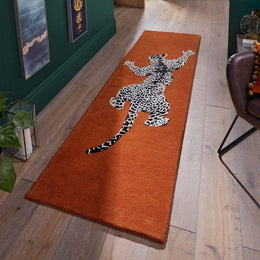 Climbing Leopard Runner Rug