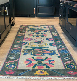 Vivian Hand Knotted Oushak Rug