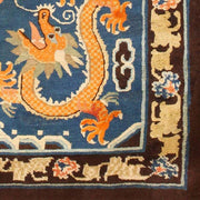 Ancient Chinese Dragon Hand Tufted Area Rug for Living Room & Bedroom