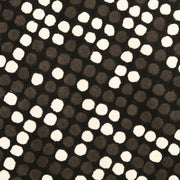 Black Modern Hand Tufted Wool Round Rug for Living Room and Bedroom