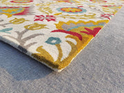 Camille Multicolor Hand Tufted Floral Area Rug for Living Room & Bedroom