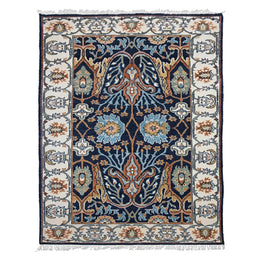 Premium Vintage Hand Knotted Area Rug - Multicolor