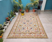 Multicolor Premium Hand Knotted Area Rug for Living Room & Bedroom