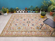 Multicolor Premium Hand Knotted Area Rug for Living Room & Bedroom