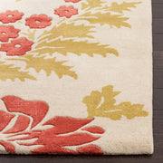 Camille Pink Floral Area Rug for Bedroom and Living Room