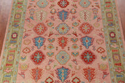 Pink Turkish Oushak Hand Knotted Rug for Bedroom & Living Room
