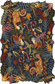 Loloi Optimism Hand Tufted Area Rug for Living Room & Bedroom (Jungle Theme)