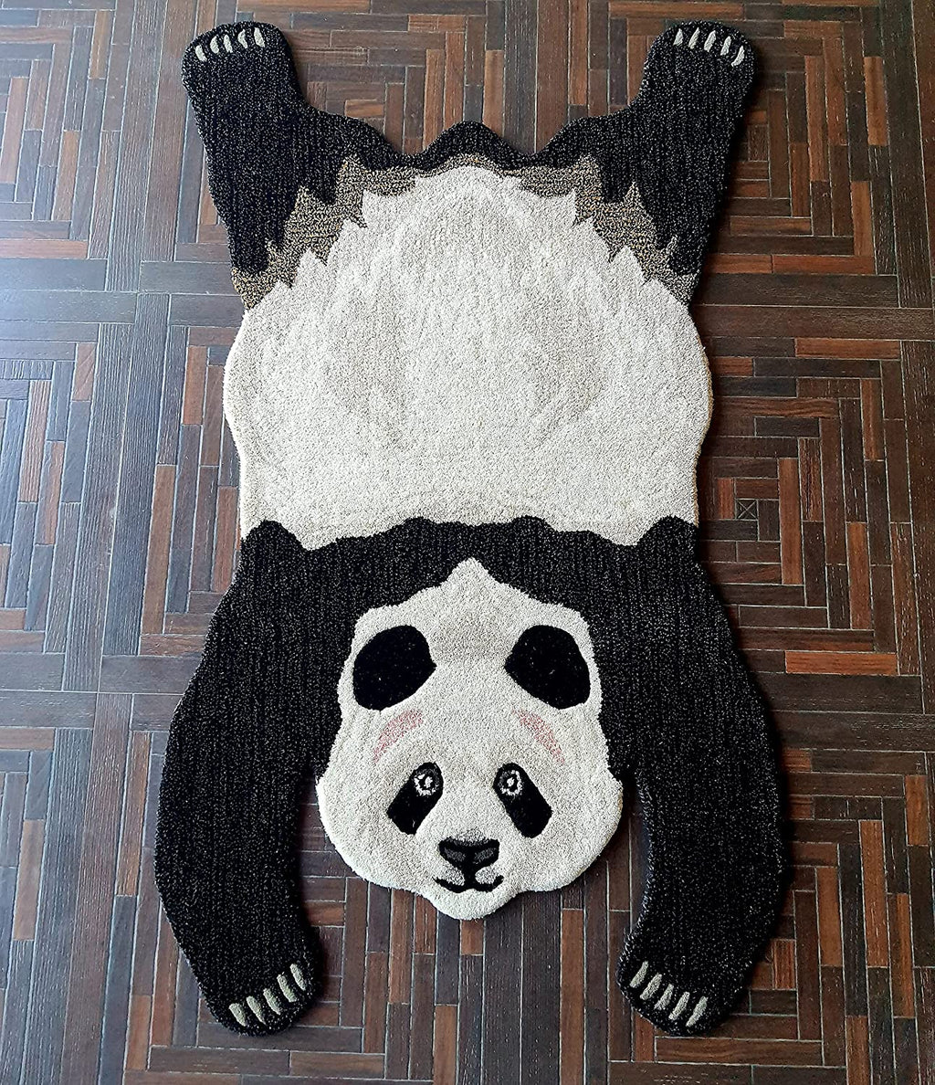Chinese Panda Rug Panda Shape Rug – Rida Handloom