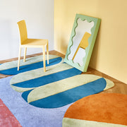 Irregular Shape Modern Rug