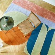 Irregular Shape Modern Rug