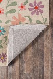 Loloi Hand Tufted Floral Area Rug for Bedroom & Living Room