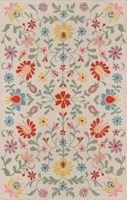 Loloi Hand Tufted Floral Area Rug for Bedroom & Living Room