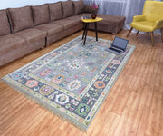 Vivian Hand Knotted Oushak Rug
