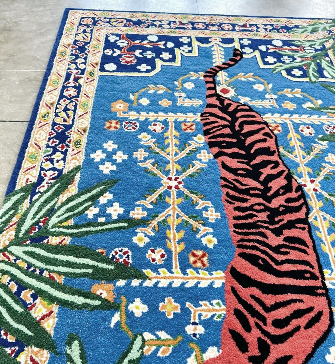 Bengal Tiger Rug – Rida Handloom