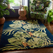 Monkey Jungle Floral Rug