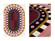 Oval Shape Modern Rug
