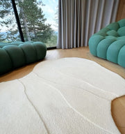 Irregular Shape Modern Rug