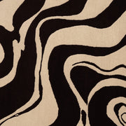 Black Melting Modern Area Rug for Bedroom & Living Room