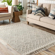 Handwoven Wool Area Rug
