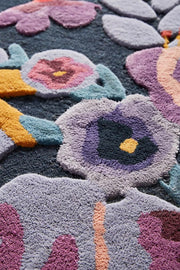 Aracelli Multicolor Floral Area Rug for Bedroom and Living Room