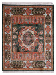 Mamluk Design Modern Oushak Hand Knotted Rug