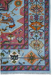 Turkish Inspired Modern Oushak Hand Knotted Rug