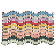 Zig Zag Rainbow Modern Rug
