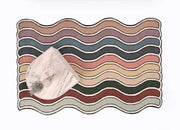 Zig Zag Rainbow Modern Rug