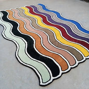 Zig Zag Rainbow Modern Rug