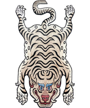 Himalayan Snow Tiger Shape Rug