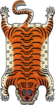 Tibetan Tiger Shape Rug