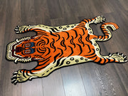 Himalayan Tiger Shape Rug