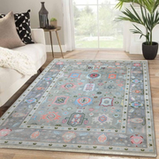 Vivian Hand Knotted Oushak Rug