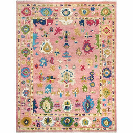 Vivian Hand Knotted Oushak Rug