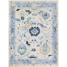 Vivian Hand Knotted Oushak Rug