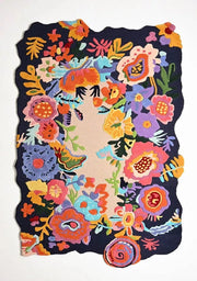 Multicolor Floral Area Rug