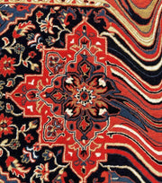 Red Hand Tufted Melting Persian Design Area Rug for Living Room & Bedroom