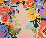 Multicolor Floral Area Rug