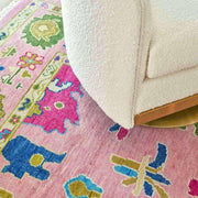 Vivian Hand Knotted Oushak Rug