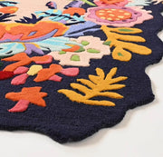 Multicolor Floral Area Rug