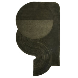 Minimalist Irregular Shape Modern Rug